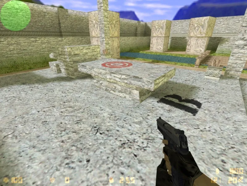 de_aztec_ritual_b2 для CS 1.6: тактика, точки, боты .nav, оптимизация и установка — скриншот 3