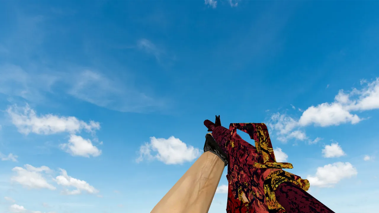 Скачать Модель «M4A1 Armageddon» v_ & p_ для CS 1.6: звуки, анимация осмотра, текстуры и просмотр модели - Скриншот