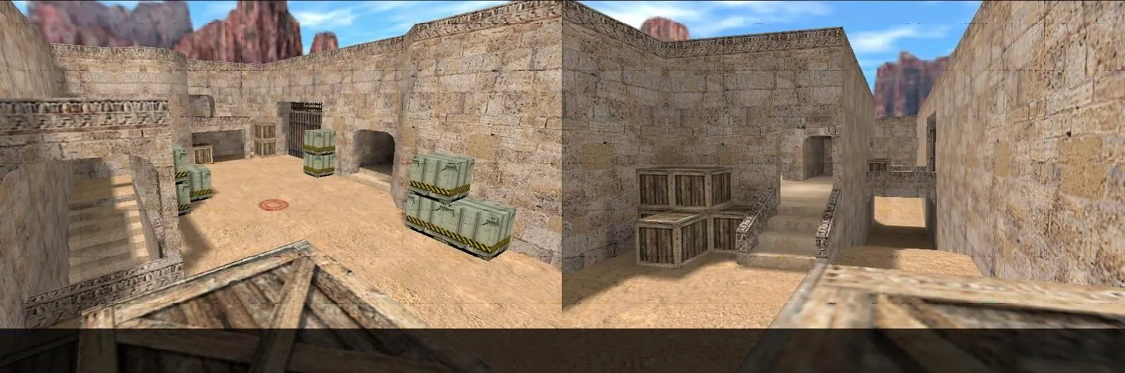 Скачать Карта de_dust_territory для CS 1.6: точки, раскидки, .nav и оптимизация wpoly/epoly - Скриншот