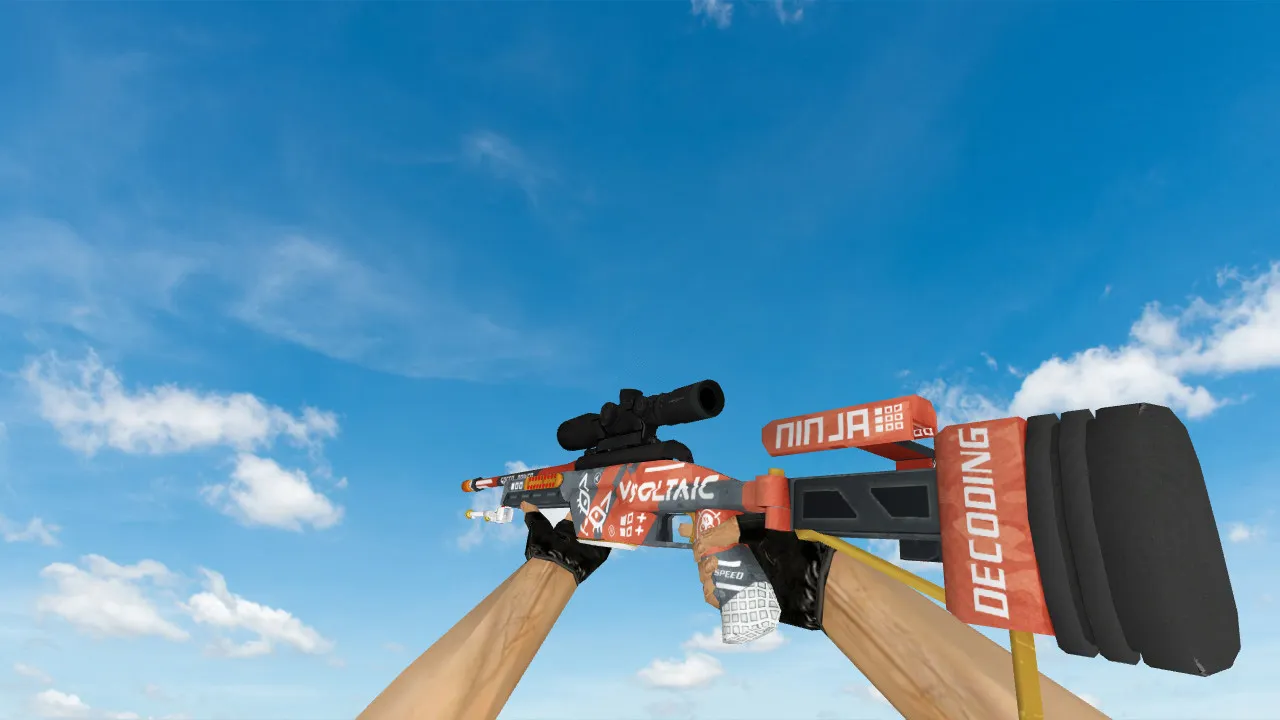 Пак моделей оружия «Кровавый спорт» для CS 1.6: v_ p_ w_ модели, звуки, анимация осмотра — скриншот 9