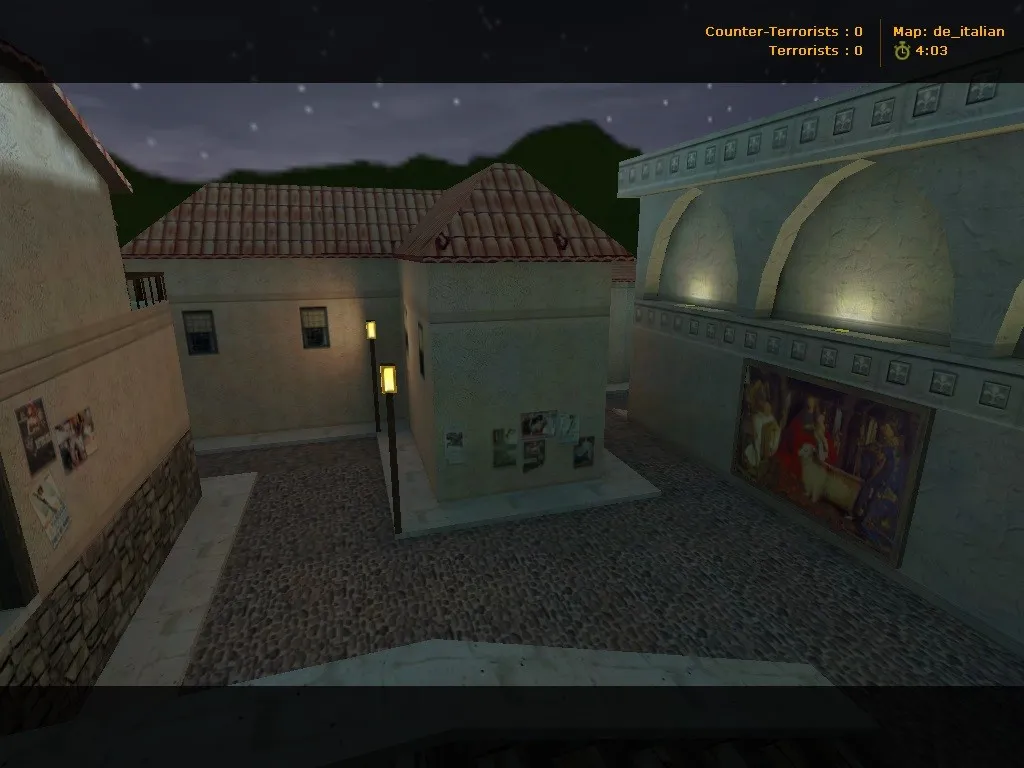 Скачать Карта de_italian для CS 1.6: Тактики и особенности - Скриншот