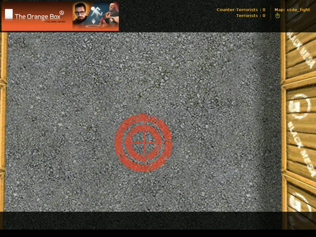 Скачать csde_fight карта для CS 1.6: тактика CT/T, точки, .nav и оптимизация wpoly/epoly - Скриншот