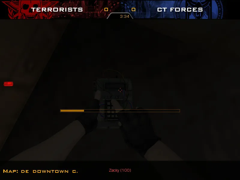 Скачать Карта de_downtown_cstrike для CS 1.6: баланс сторон, точки, .nav и оптимизация wpoly/epoly - Скриншот