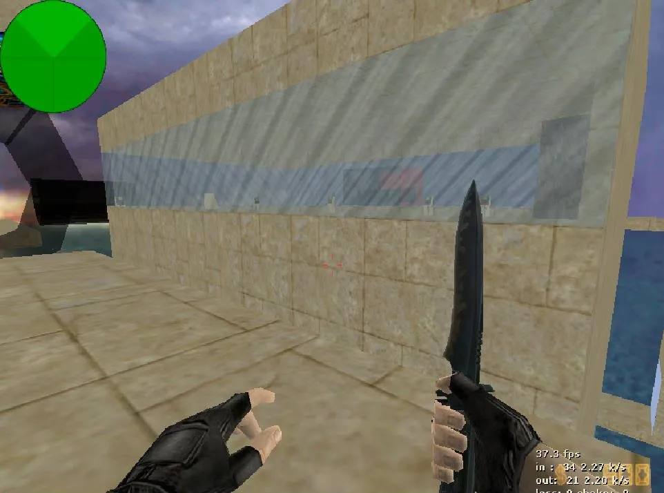 Скачать deathrun_cl-strike для CS 1.6: карта Deathrun, точки, боты (.nav), оптимизация wpoly/epoly - Скриншот