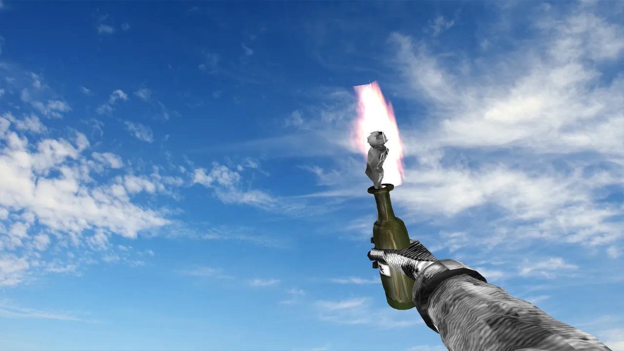 Скачать Модель «Oldstyle Molotov» v_ / p_ / w_ для CS 1.6: звуки, анимация осмотра, качество текстур и уникальный вид - Скриншот