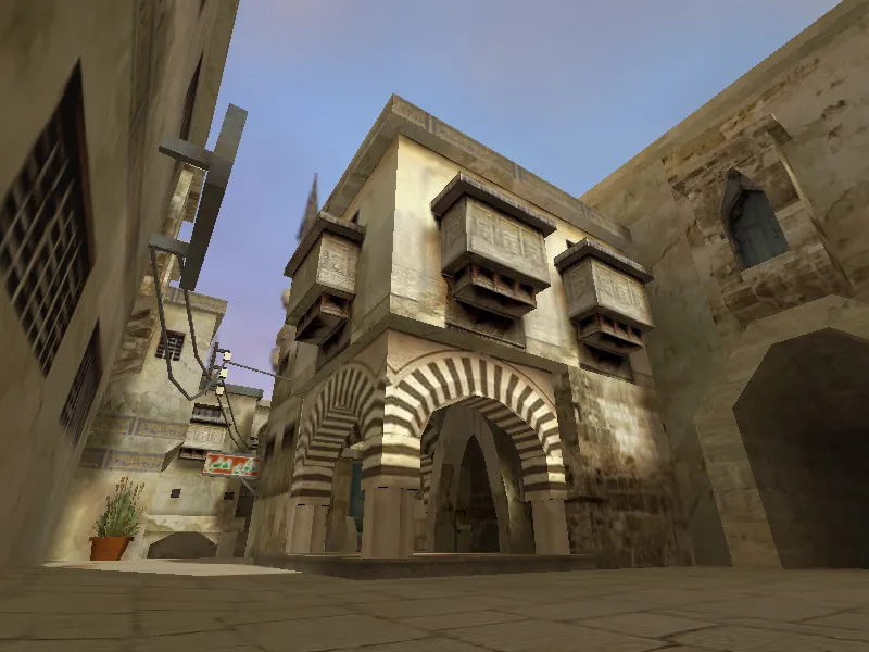 Скачать Карта de_menace для CS 1.6: Тактика и особенности - Скриншот