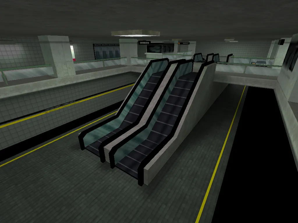 Скачать Карта de_metro для CS 1.6 - Тактические особенности и стратегии - Скриншот