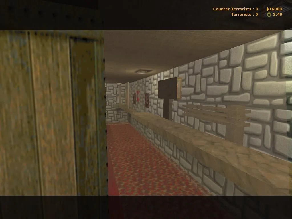 Скачать deathrun_hailx для CS 1.6: тактика терроров, CT, ловушки и боты, оптимизация карты и .nav - Скриншот
