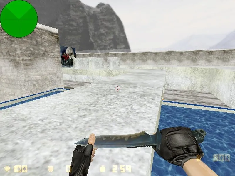 deathrun_2010 для CS 1.6: карта Deathrun, ловушки, баланс сторон и точки для тактики — скриншот 2