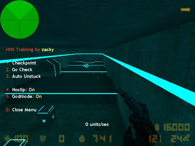 deathrun_blue_x — карта deathrun для CS 1.6: точки, раунды, .nav и оптимизация — скриншот 6