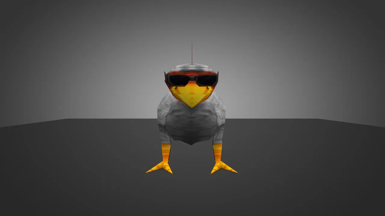 Скачать Модель «Awesome Chicken» для CS 1.6 - Уникальная курица с высоким качеством текстур - Скриншот