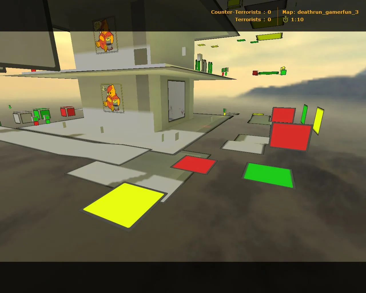 Скачать deathrun_gamerfun_3 для CS 1.6: тайминги ловушек, точки за CT/T, оптимизация и .nav для ботов - Скриншот