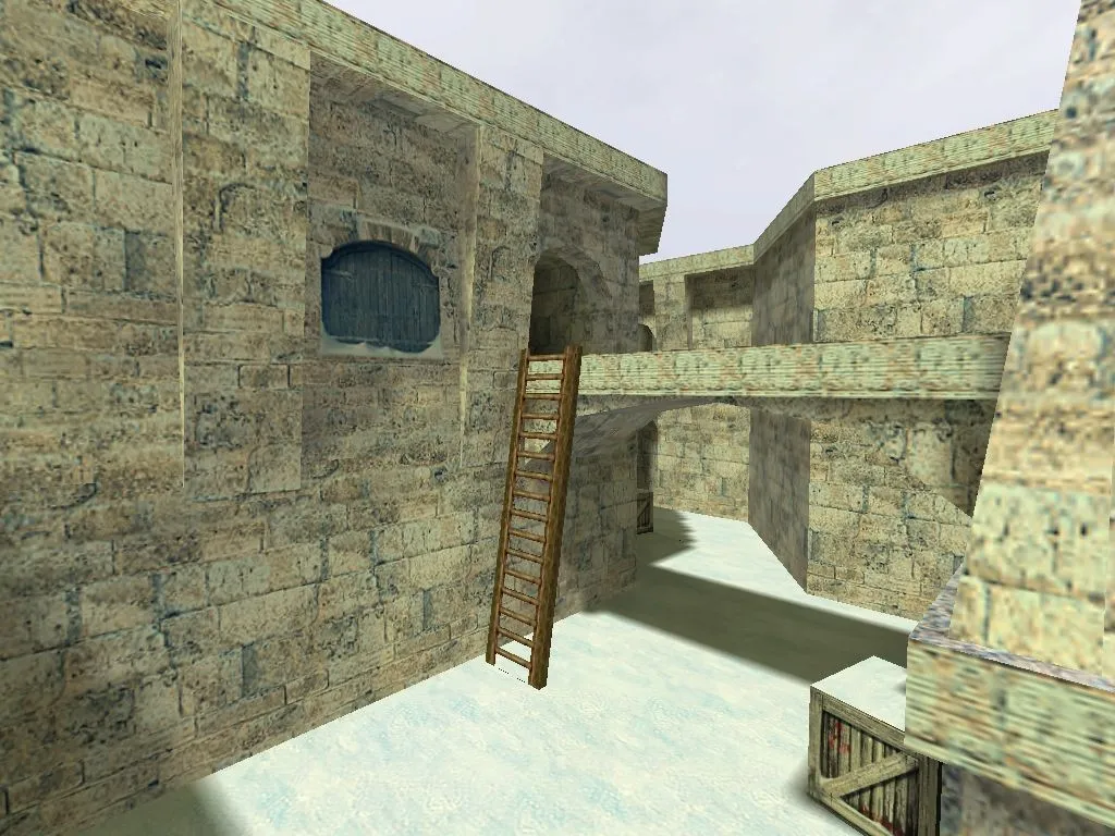 Карта de_snowball для CS 1.6 - Тактические возможности и стратегия — скриншот 7