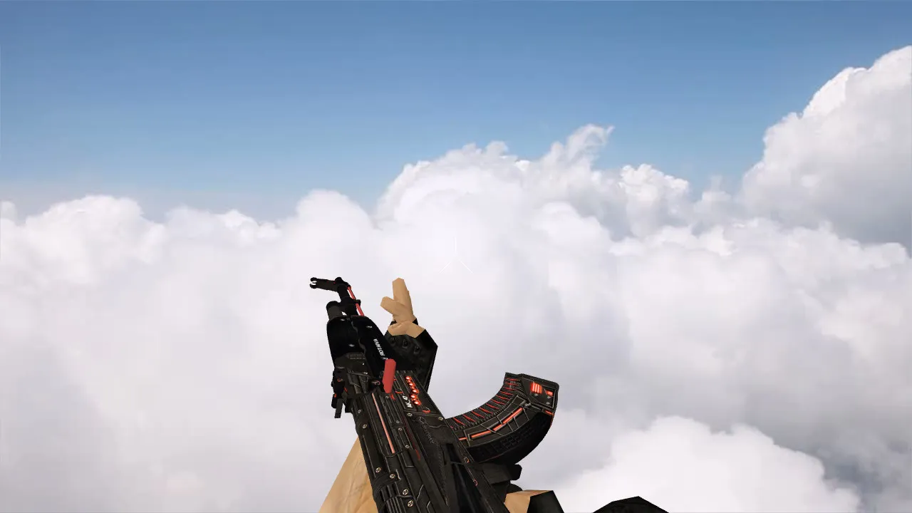 Модель AK-47 Aviator для CS 1.6 - Качественные текстуры и анимация — скриншот 3