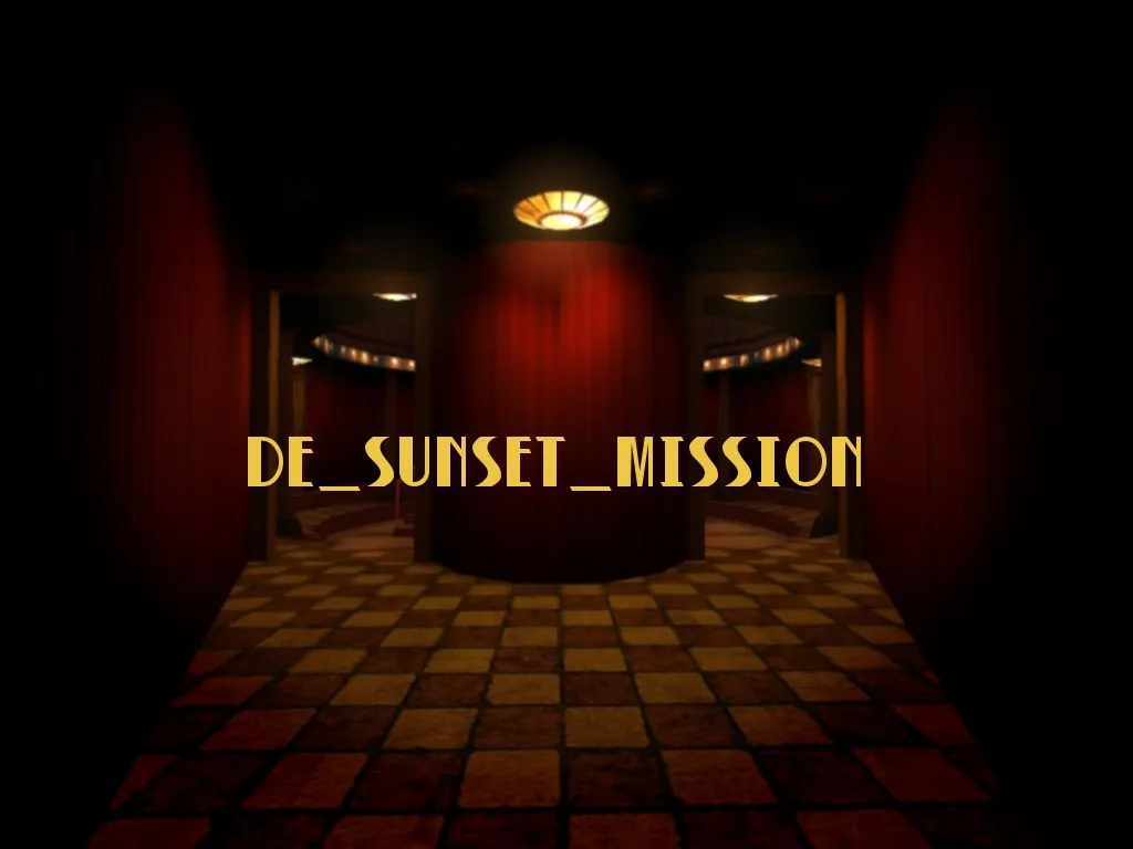 Скачать Карта de_sunset_mission для CS 1.6 – детали и тактика - Скриншот