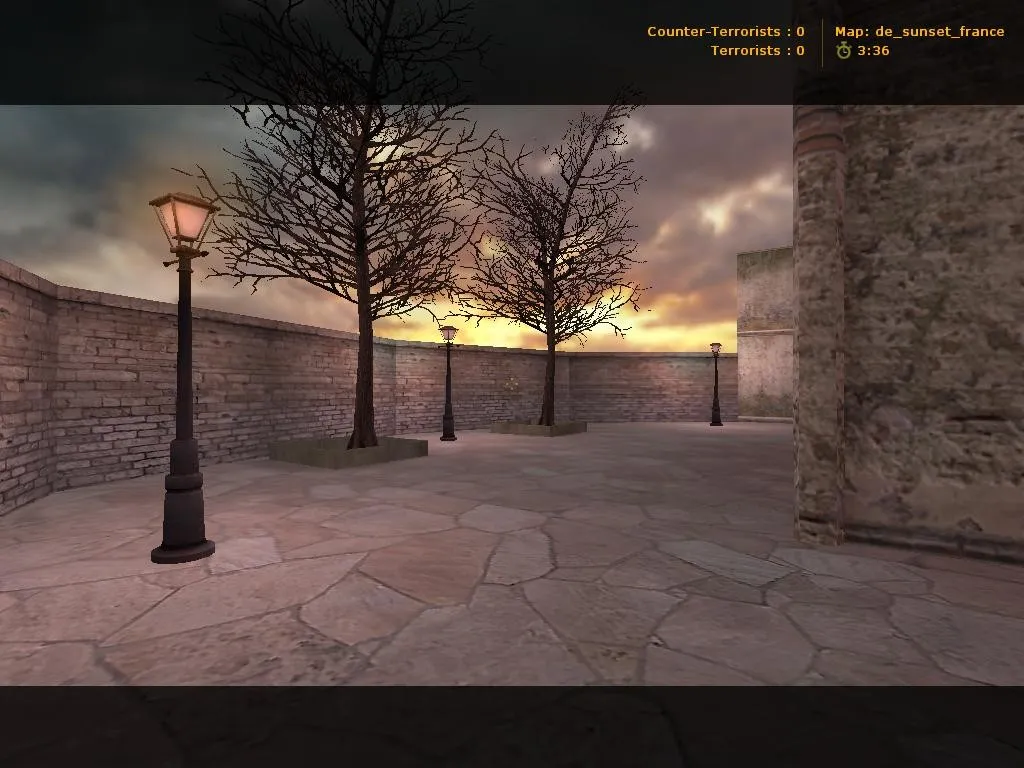 Карта de_sunset_france для CS 1.6 - Тактическое превосходство на новом уровне — скриншот 6
