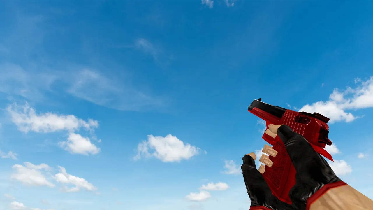 Скачать Модель Default Deagle Black and Red для CS 1.6 - Всё для Игры - Скриншот