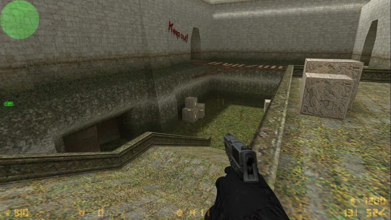 Скачать de_furien_valley для CS 1.6: тактики за CT/T, точки, .nav, оптимизация и настройка карты - Скриншот