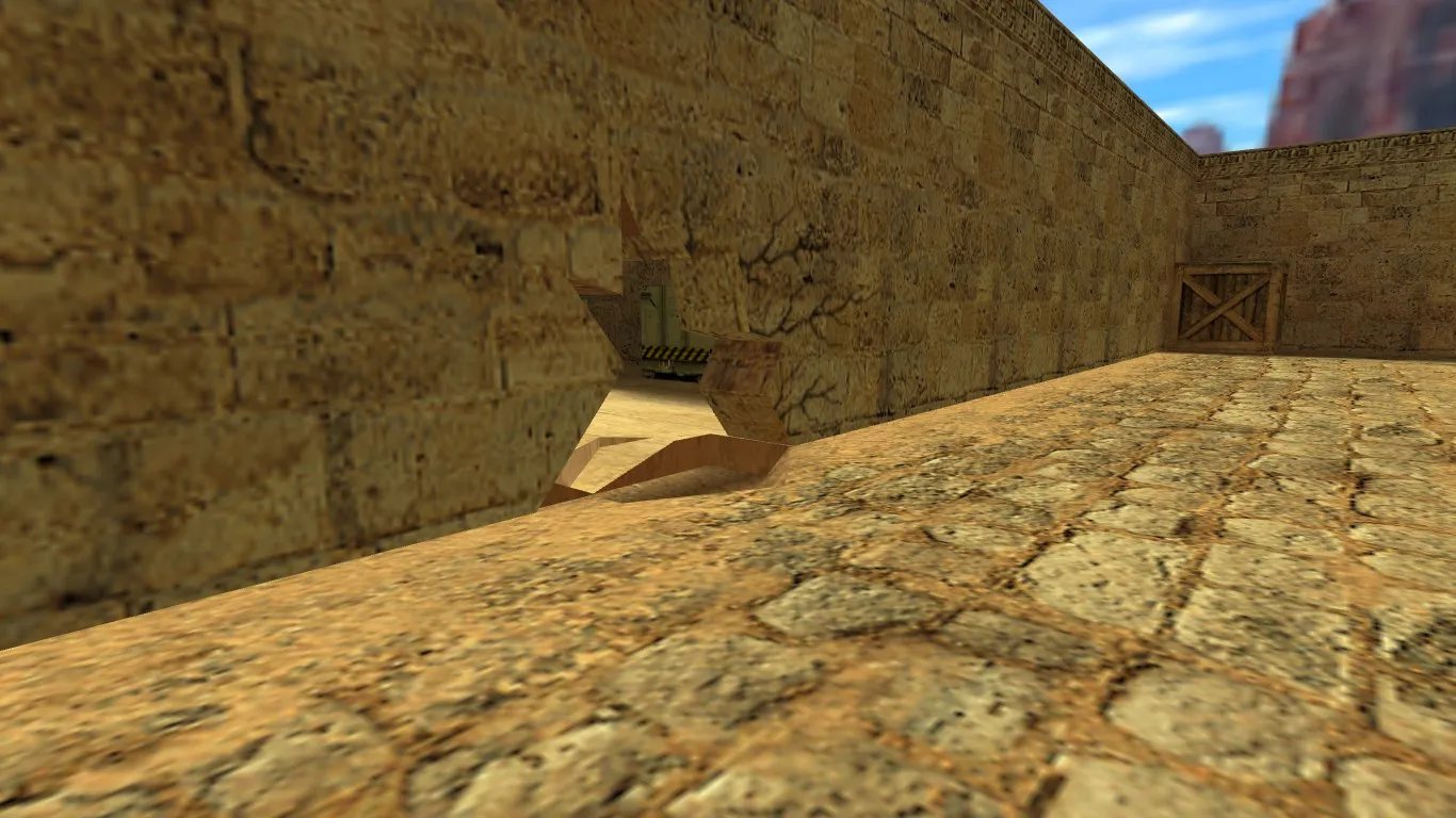 Карта de_dust2_2018 для CS 1.6: баланс сторон, точки, .nav и оптимизация wpoly/epoly — скриншот 12