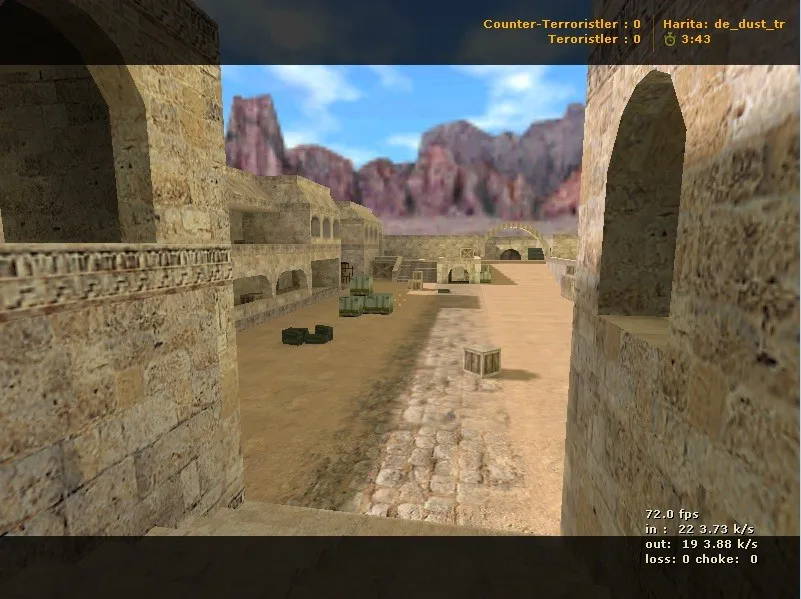 de_dust_tr для CS 1.6: тактика за терроров и спецточки, .nav для ботов, оптимизация карты — скриншот 8