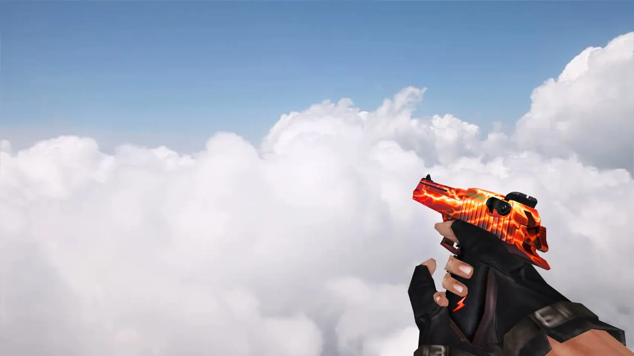 Модель «CSO Desert Eagle Red Lightning» для CS 1.6 - Точные детали — скриншот 2