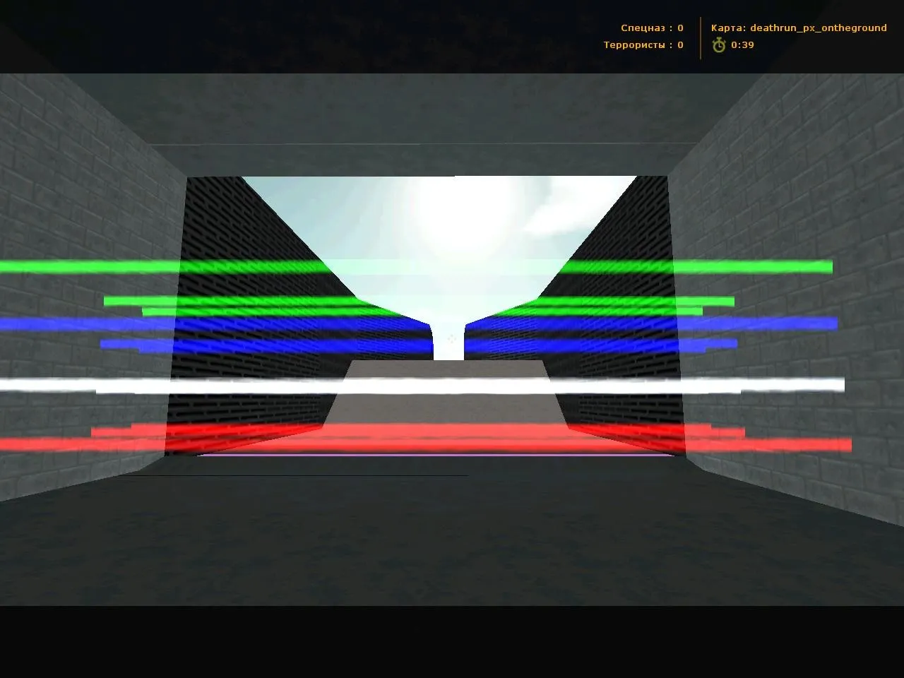 Скачать deathrun_px_ontheground для CS 1.6: тактика для Т/КТ, точки, настройка ботов и оптимизация карты - Скриншот