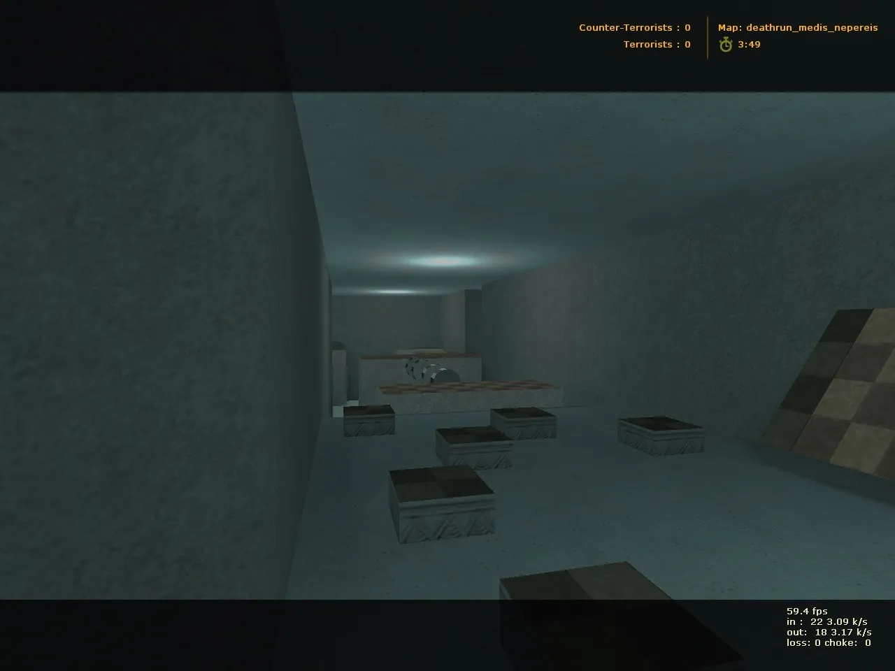 Скачать deathrun_medis_nepereis — карта Deathrun для CS 1.6: точки, трассы, боты (.nav) и оптимизация - Скриншот