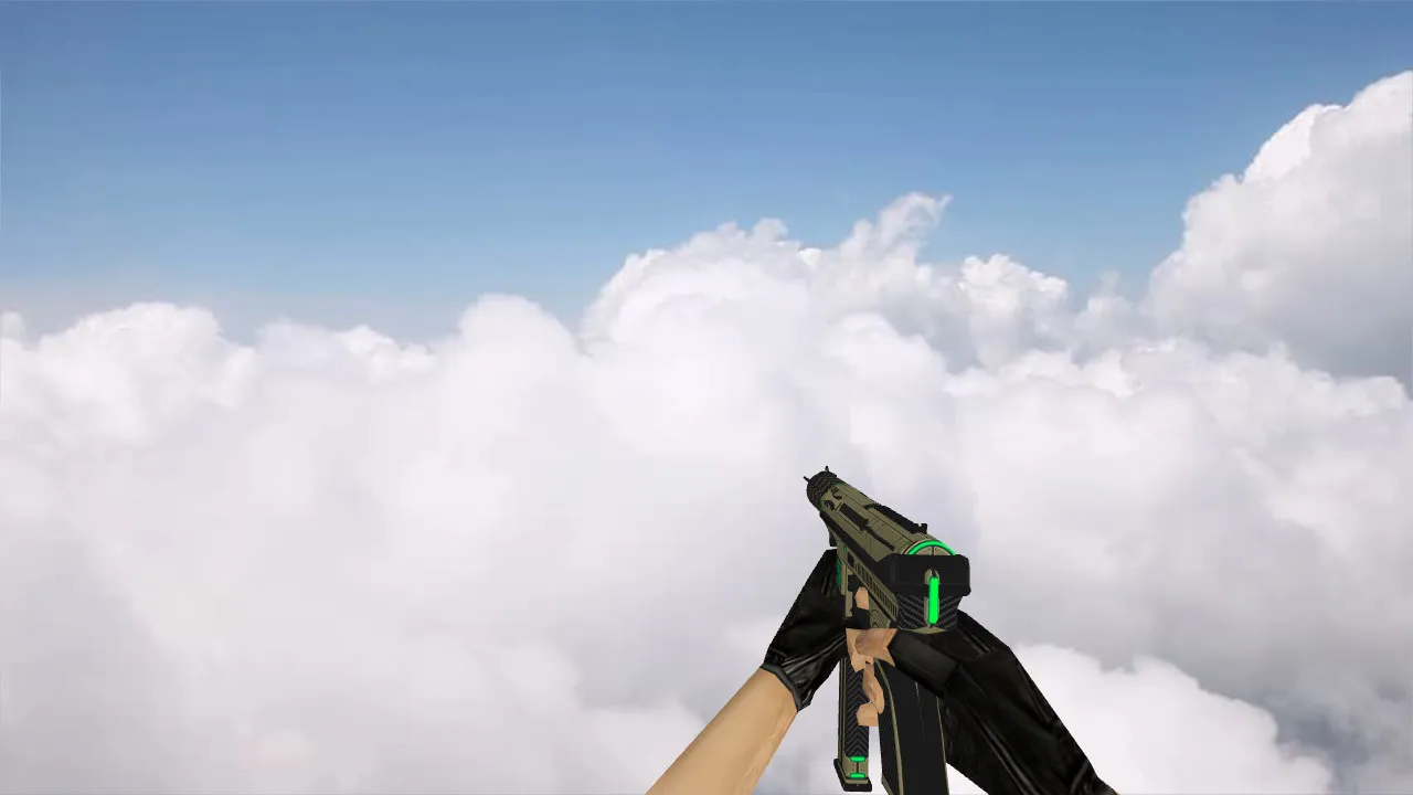 Скачать Модель TEC-9 Cyber для CS 1.6 - Оружие с уникальным дизайном - Скриншот