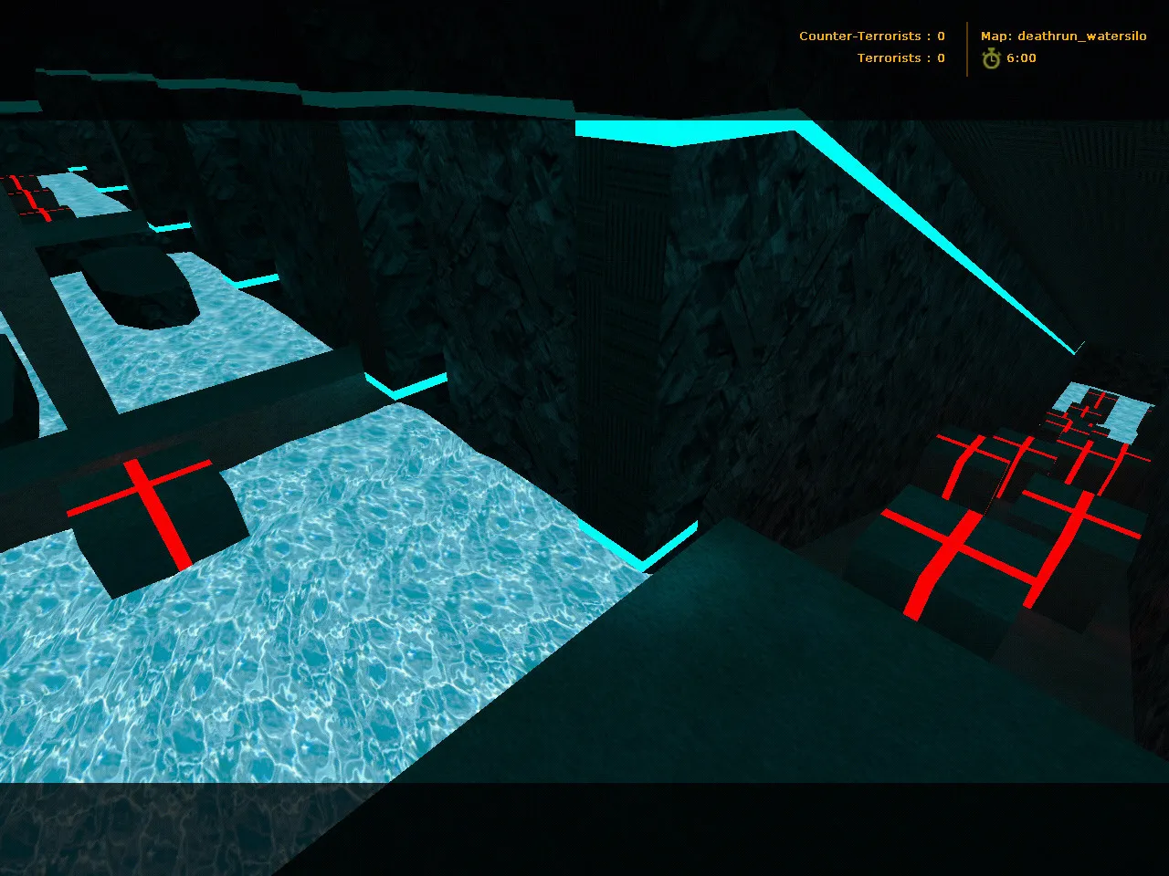 deathrun_watersilo для CS 1.6: карта deathrun, точки, ловушки и тактика заходов — скриншот 8