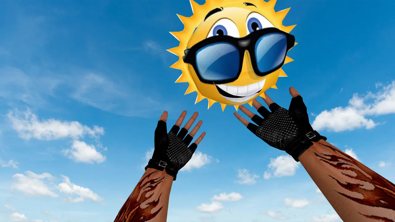 Скачать Модель «Sunny Smile Grenade» для CS 1.6: v_ p_ w_ модель, звуки, осмотр, текстуры - Скриншот