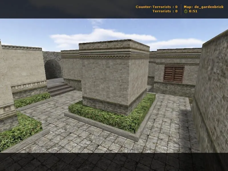 Карта de_gardenbrick для CS 1.6: геймплей, точки, .nav, оптимизация и запуск без вирусов — скриншот 8