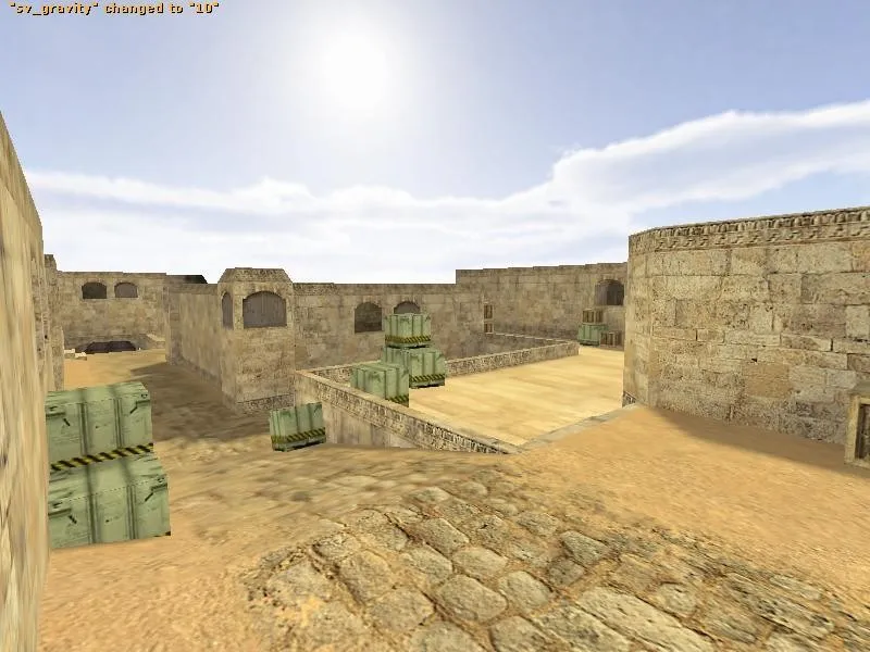 Карта de_dust2x2_unlimited для CS 1.6: баланс сторон, точки, .nav для ботов и оптимизация wpoly/epoly — скриншот 6
