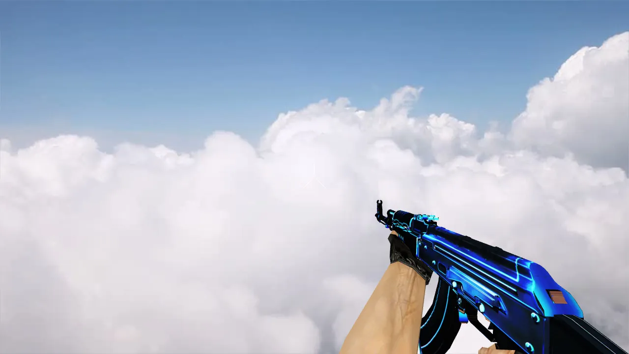 AK-47 Ambient для CS 1.6: Улучшенная модель для игры — скриншот 4