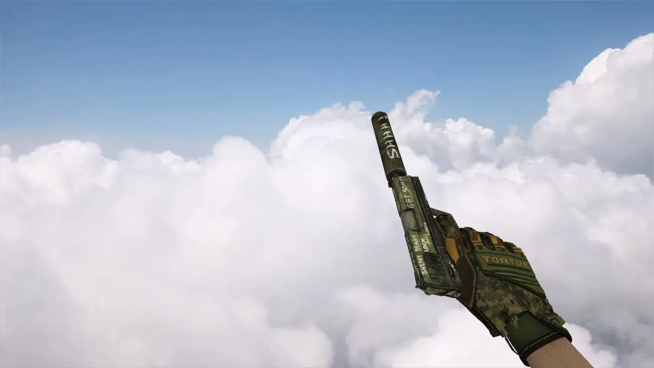 Скачать Модель «USP «Взгляд в прошлое»» для CS 1.6 - Оружие с уникальным стилем - Скриншот