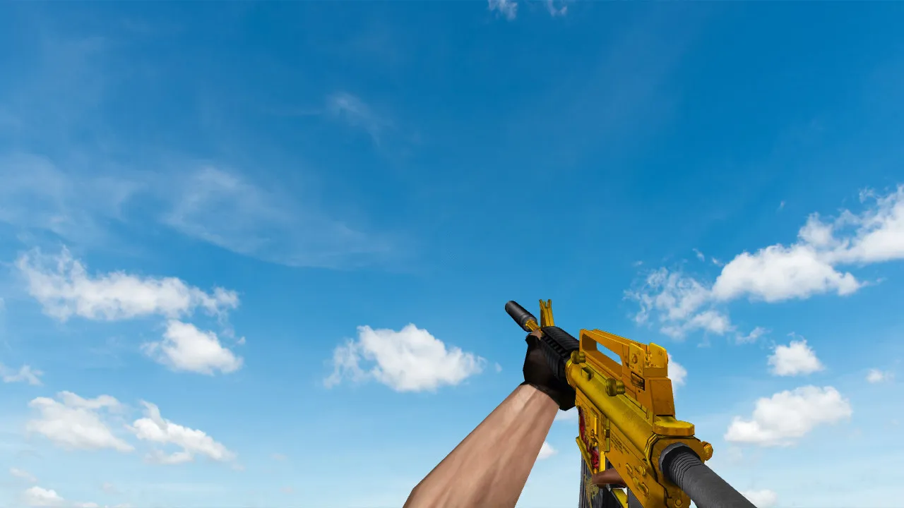 Скачать Gold Dragon Pack: пак моделей оружия v_ p_ w_ для CS 1.6 с анимацией осмотра и звуками - Скриншот