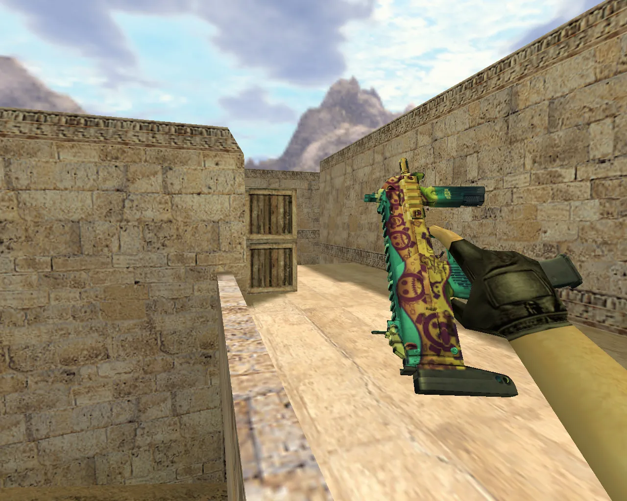 Скачать Модель «MP7 Эмоции» для CS 1.6 - Скачай и играй - Скриншот