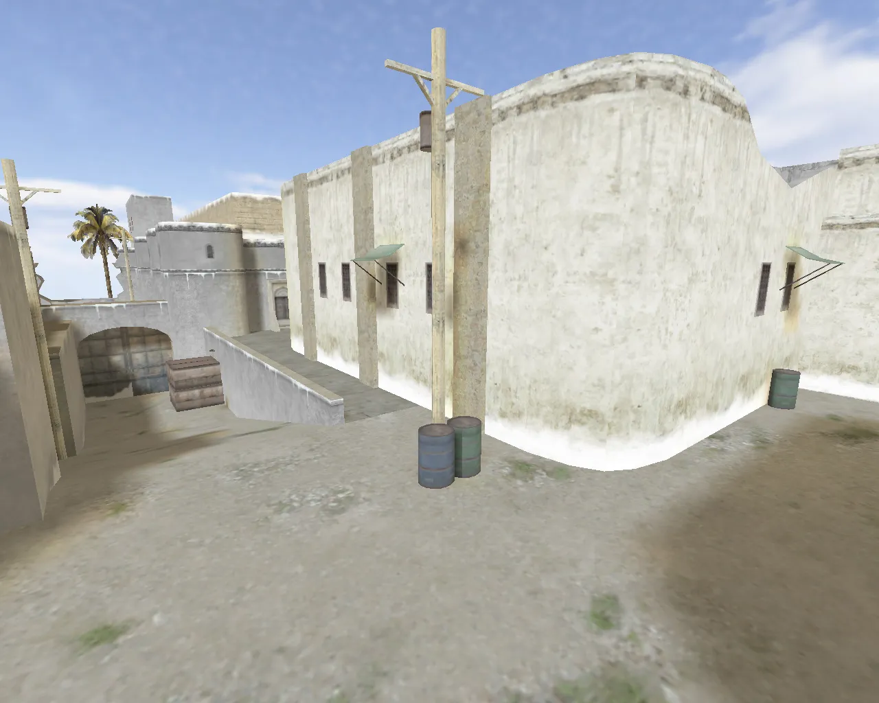 Скачать css_dust2x2_go — DE карта для CS 1.6: баланс сторон, точки и навигация для ботов - Скриншот