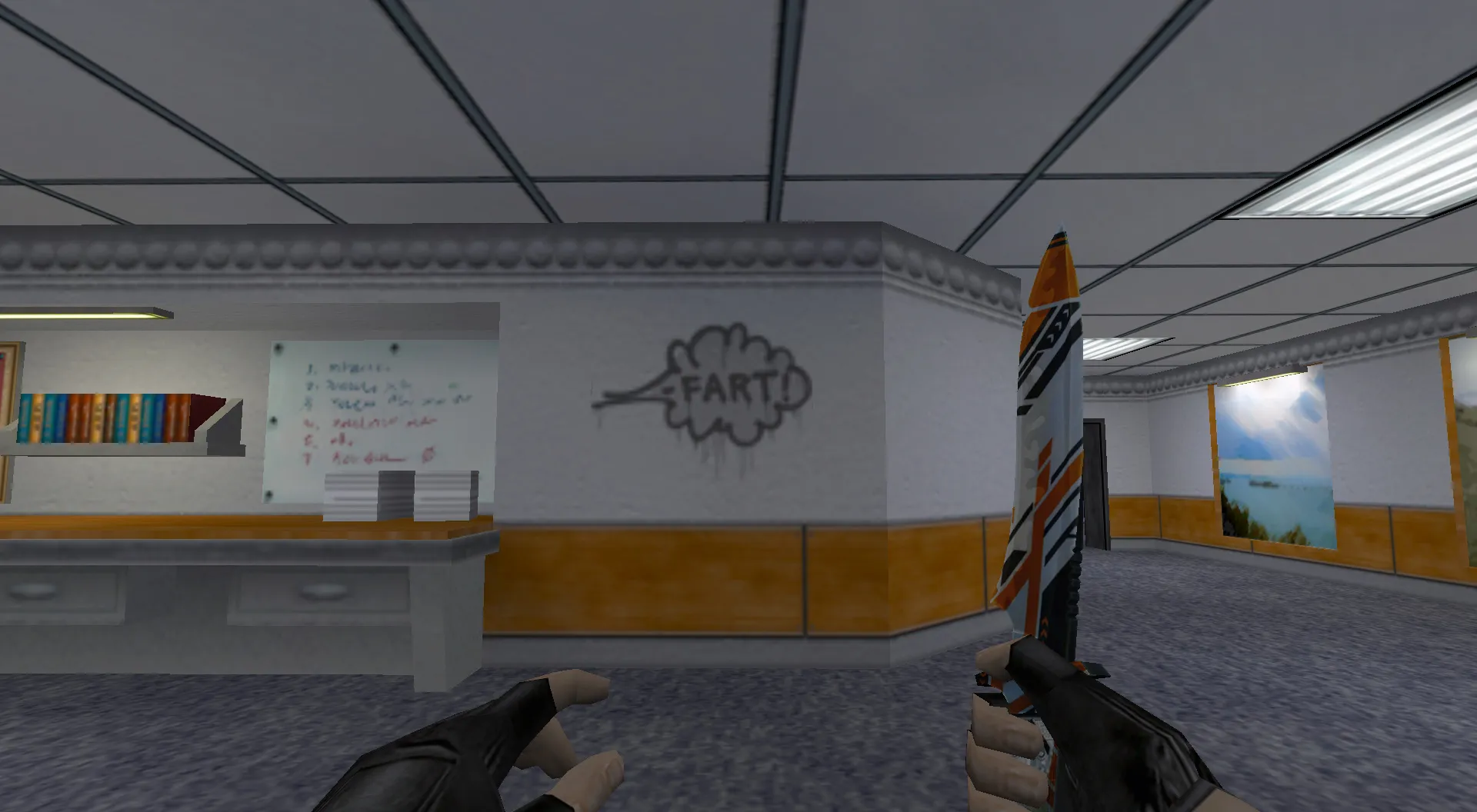 Скачать Граффити «Пук» для CS 1.6 - Уникальное граффити из CS:GO - Скриншот