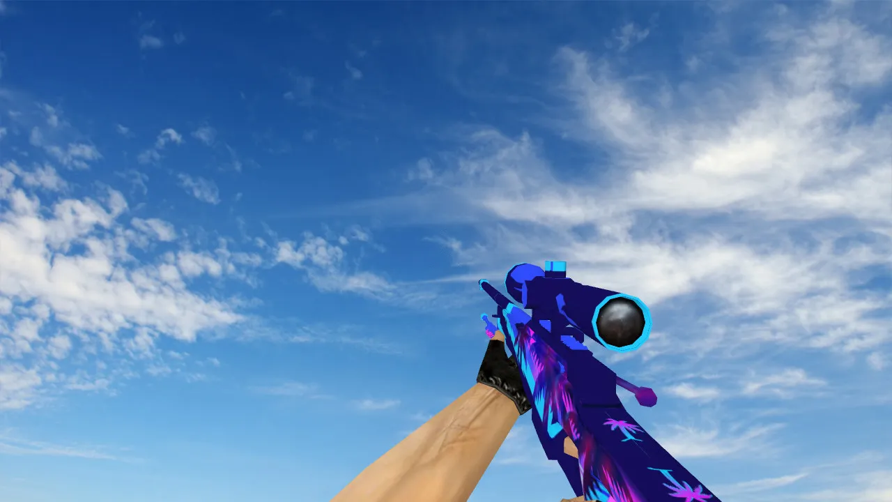 Скачать Модель «AWP Ice Palm» для CS 1.6: Обновите своё оружие - Скриншот