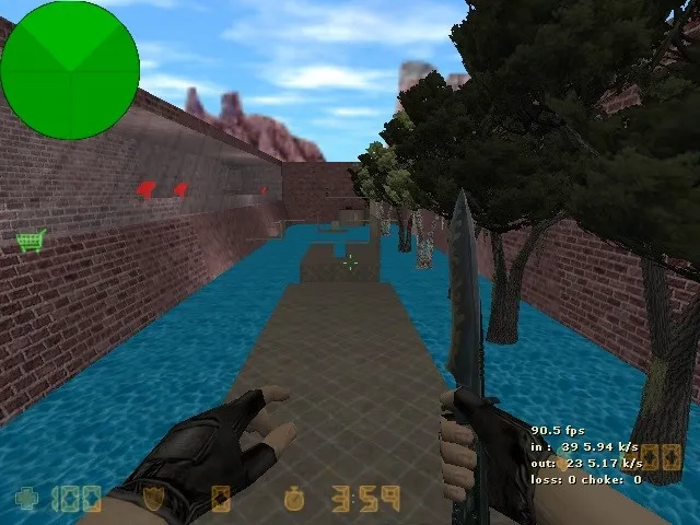 deathrun_homen для CS 1.6 — карта deathrun, баланс сторон, точки, .nav и оптимизация — скриншот 8