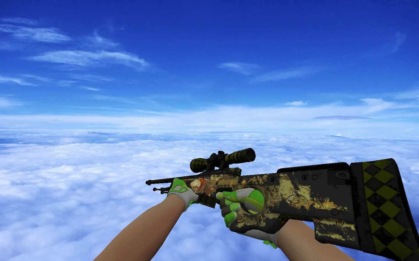 Скачать Модель AWP Dragon Lore (Battle-Scarred) для CS 1.6 - Обзор и особенности - Скриншот