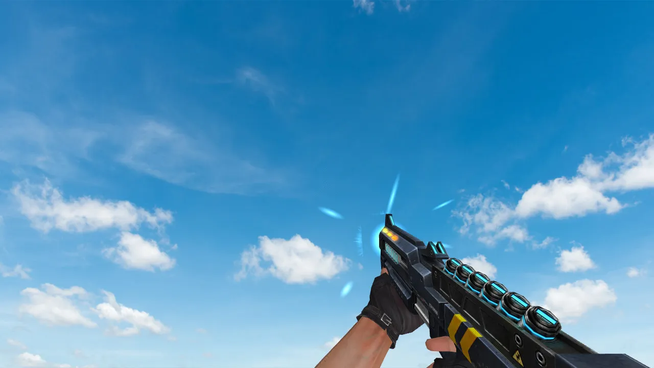 Скачать Модель «CSO Rail Cannon» для CS 1.6 - Оружие с мощным дизайном - Скриншот