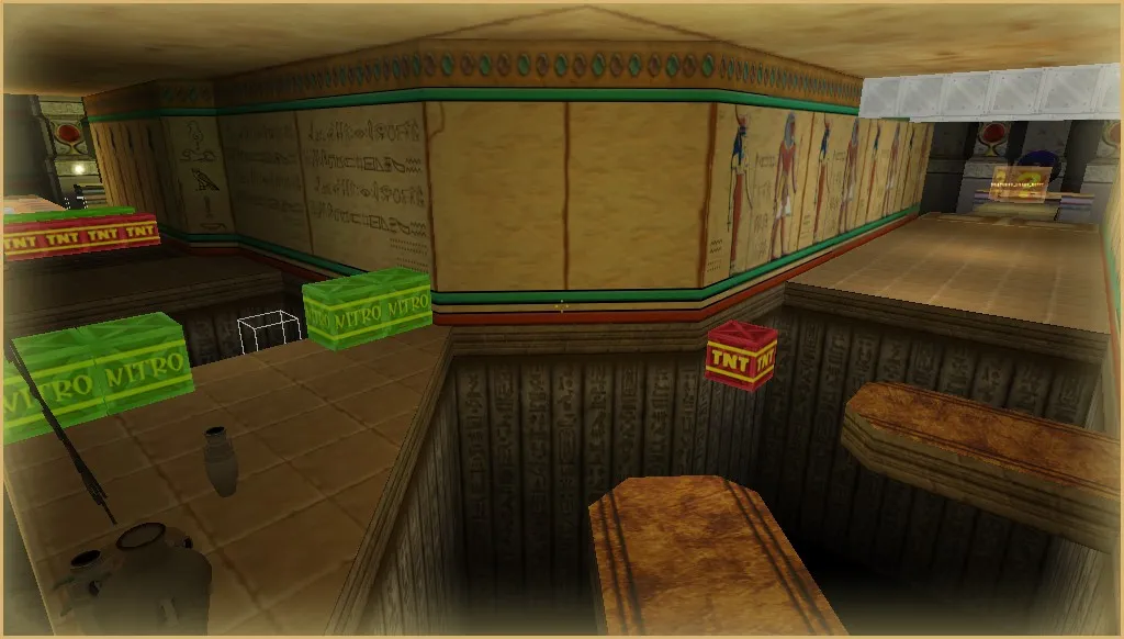 Скачать deathrun_crash_egypt — карта Deathrun для CS 1.6: точки, баланс сторон, .nav и оптимизация - Скриншот