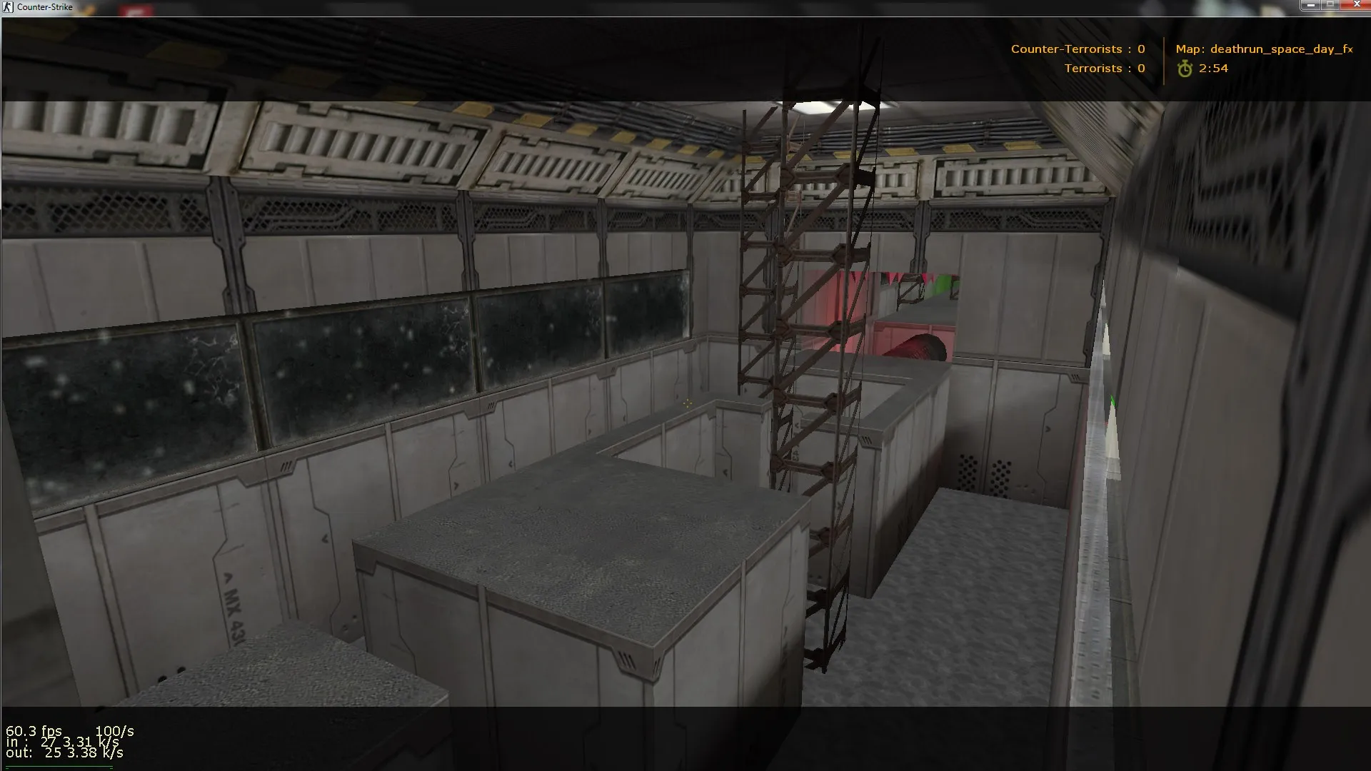 Скачать deathrun_space_day_fx для CS 1.6: карта Deathrun, дневные FX, точки под защиту и ловушки - Скриншот
