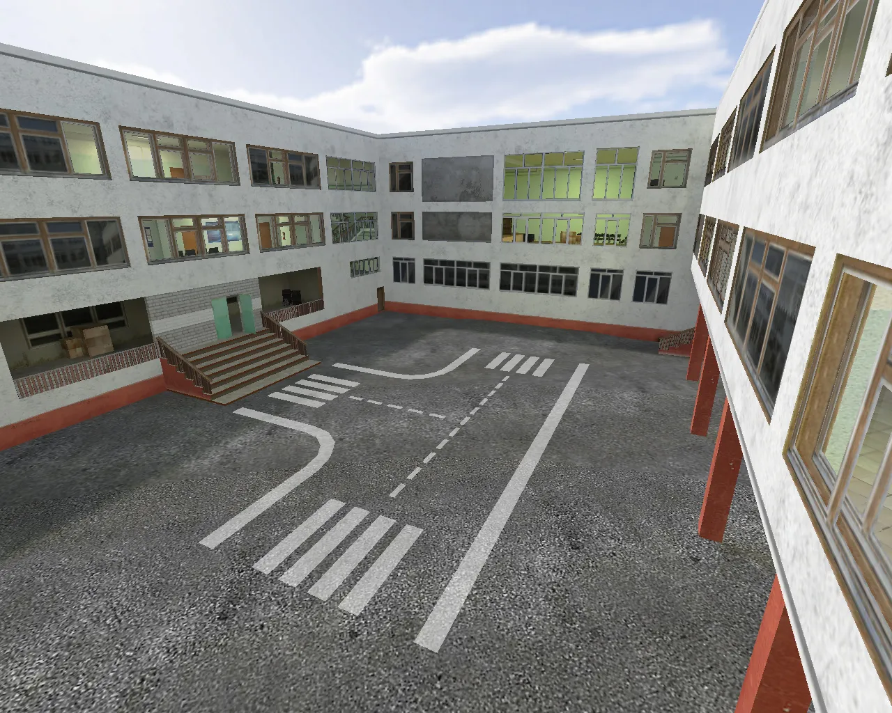 Скачать de_118shkola — DE карта для CS 1.6: точки, маршруты, .nav и оптимизация под 4554/8610 - Скриншот