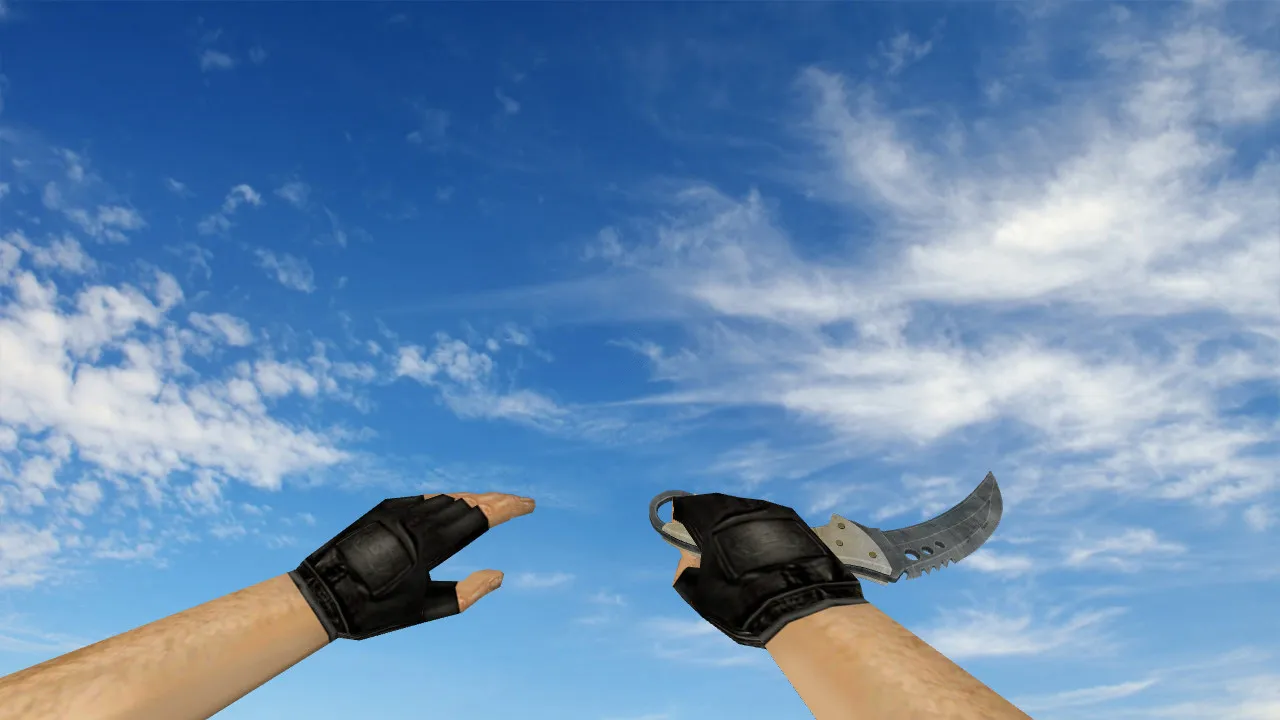 Скачать Модель «Talon Knife Default» v_ для CS 1.6: p_ w_ файлы, звук, анимация осмотра и нормальные текстуры - Скриншот