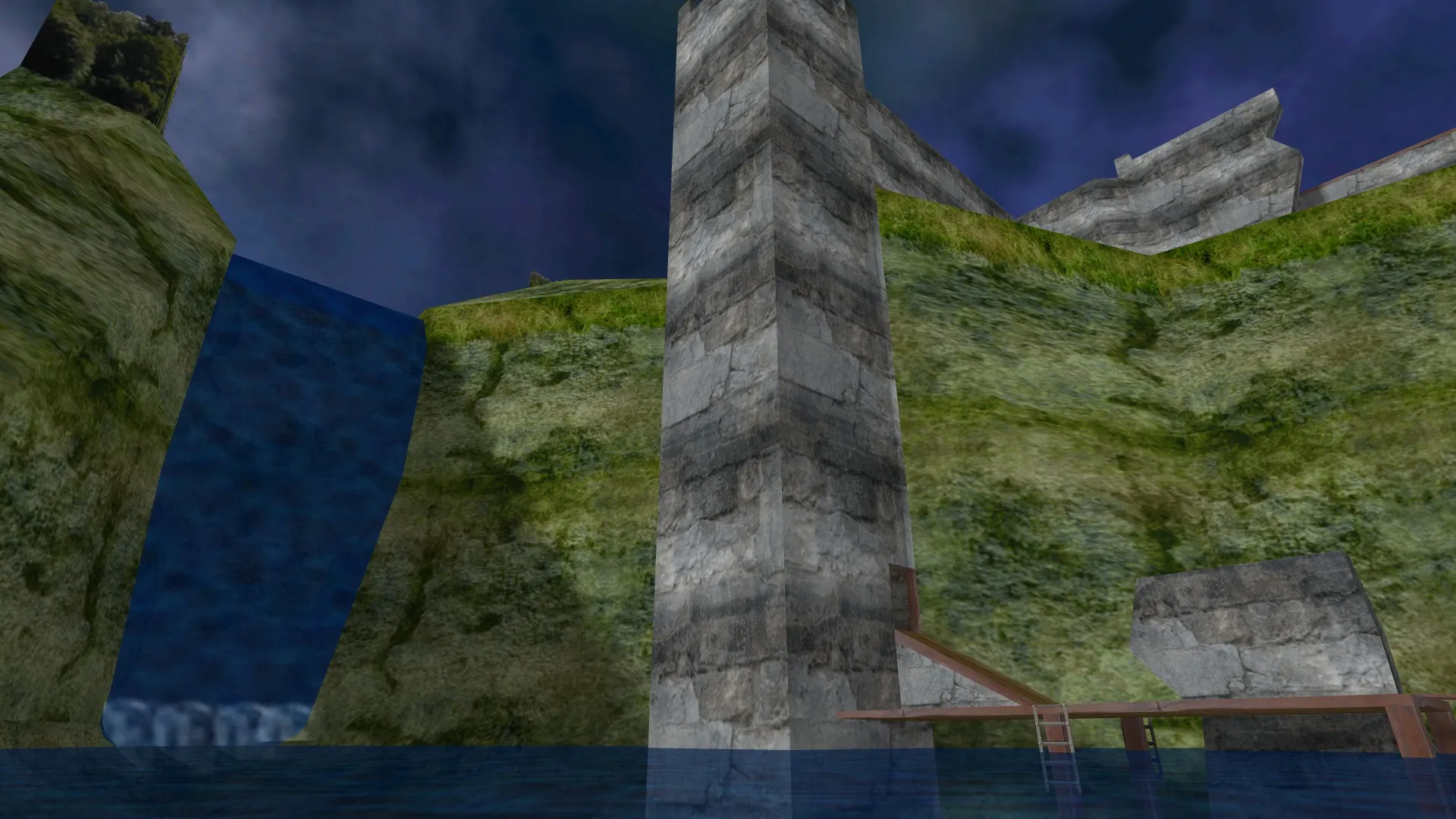 de_cliffcastle для CS 1.6: обзор карты, точки, прохождение, .nav и оптимизация — скриншот 7