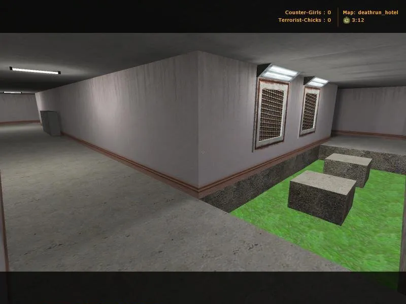Скачать deathrun_hotel для CS 1.6: карта для трюков, ловушек и раундов deathrun - Скриншот