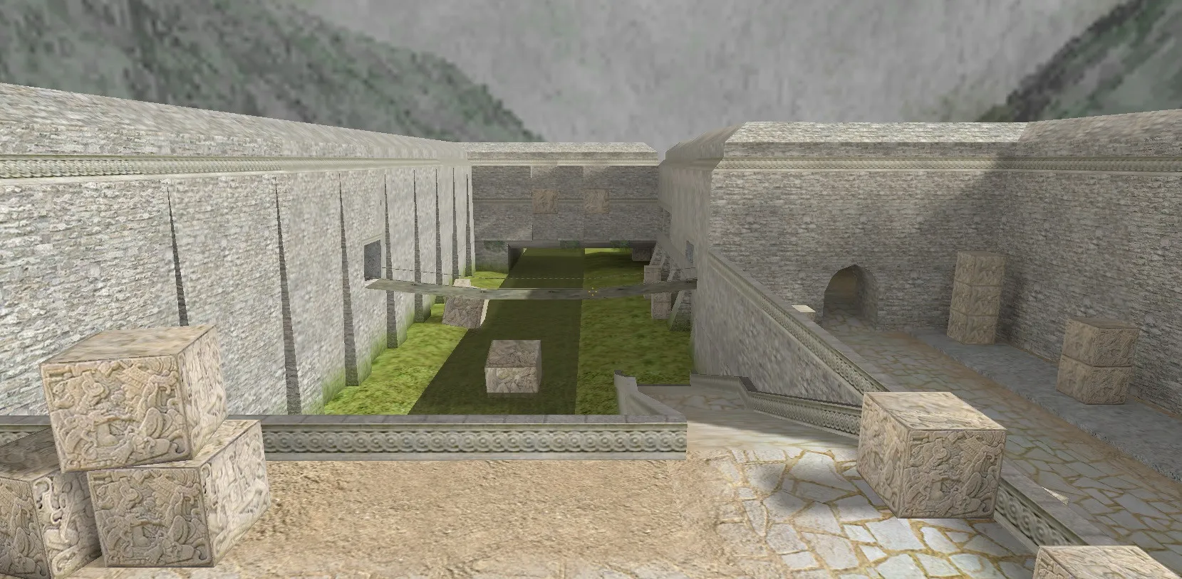 Скачать de_aztecbridge для CS 1.6: точки, маршруты, .nav и оптимизация wpoly/epoly - Скриншот