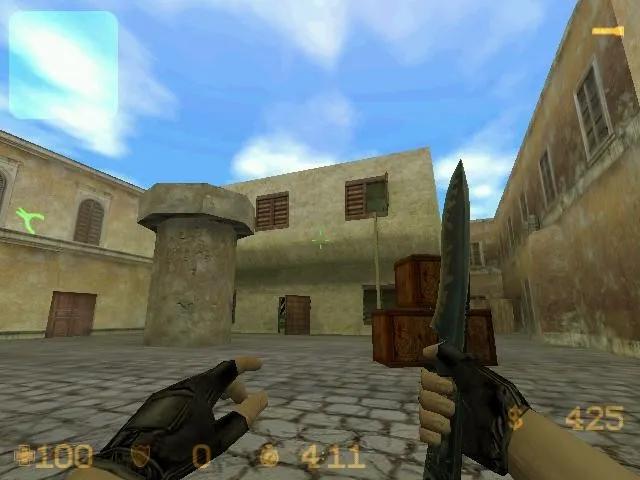 Скачать Карта de_small_village для CS 1.6 - Тактическая точка для боев - Скриншот